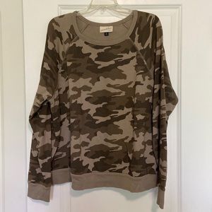 Light Weight Camo Crewneck